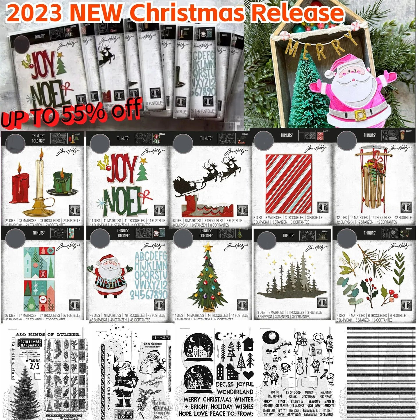 Stamps & Stencils - Christmas
