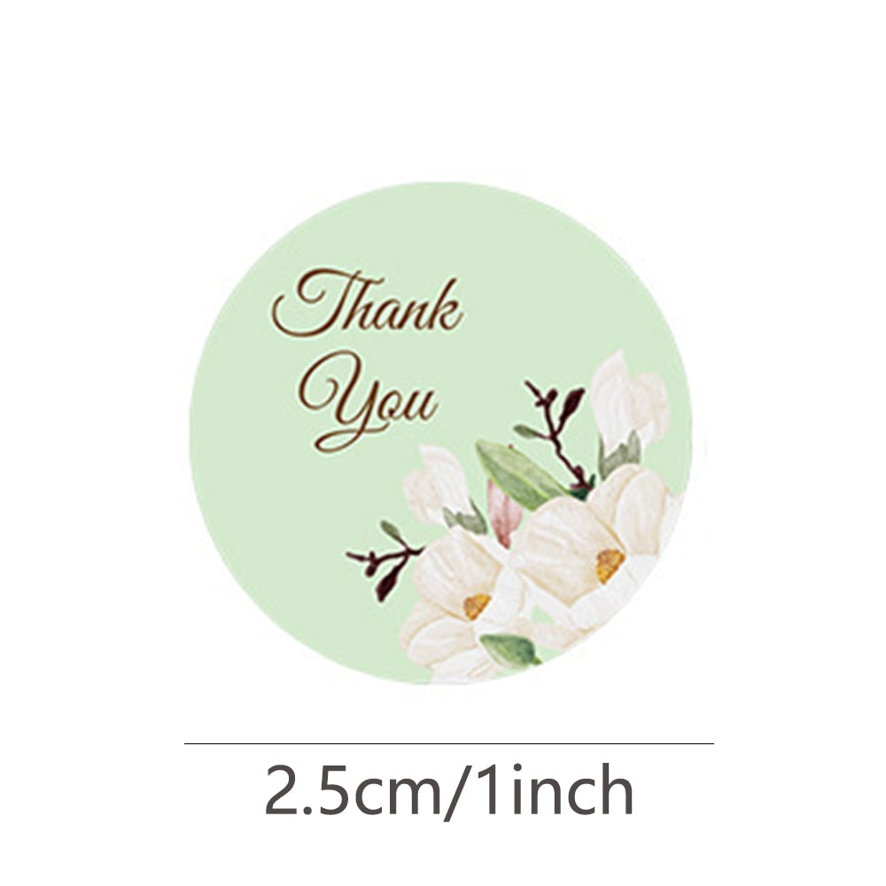 Thank you sticker - Flower