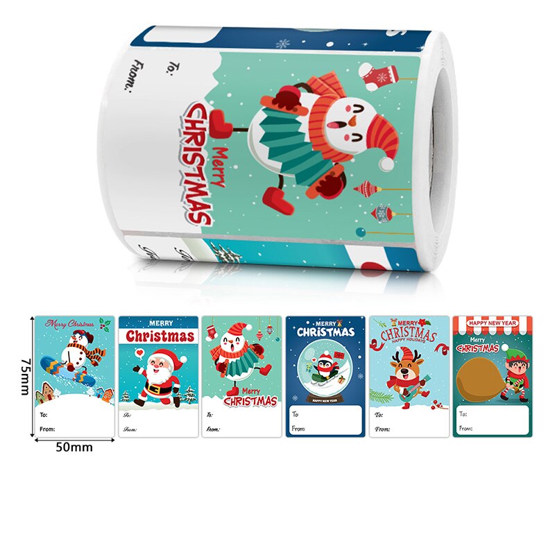 Box stickers - Christmas