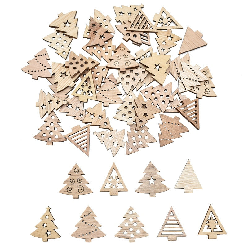 Christmas wooden cutouts - various